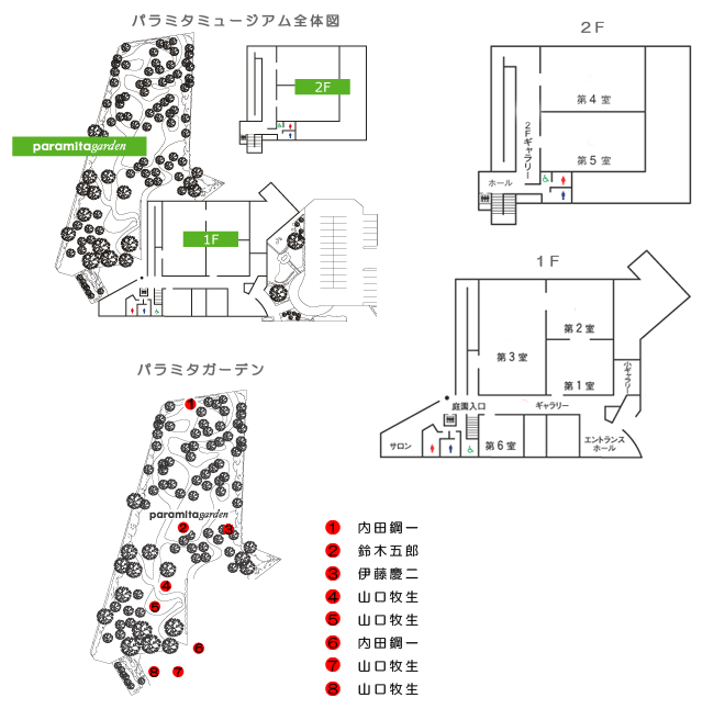 パラミタ館内図
