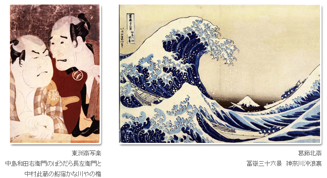 写楽 歌麿 北斎 広重 四大浮世絵師展