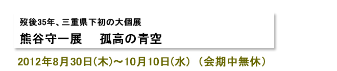 熊谷守一展 ―孤高の青空―