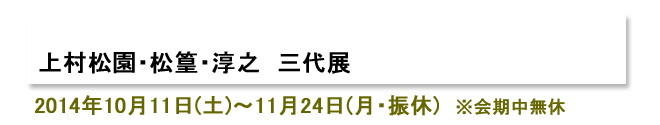 生誕100年記念 浅野弥衛展